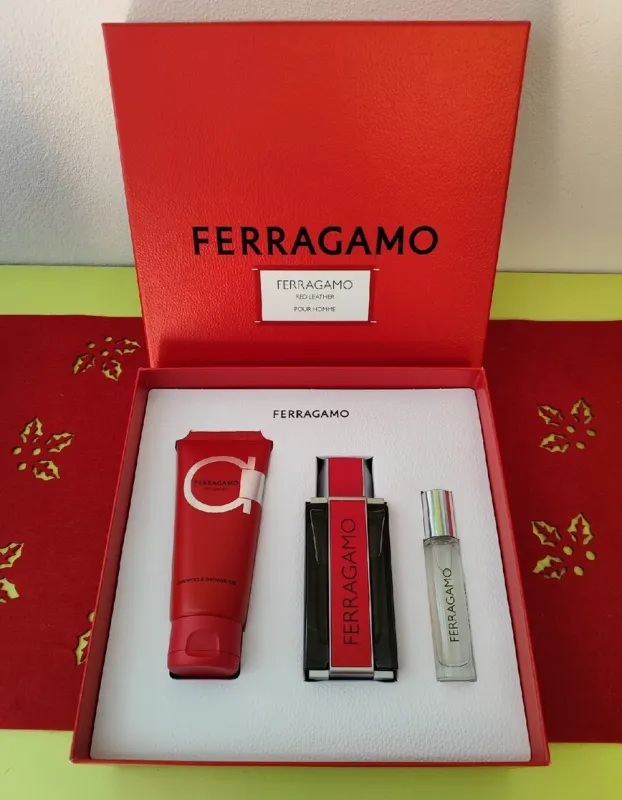Ferragamo red leather, sada pro Muže