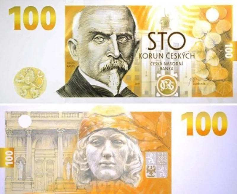 PRVNÍ PAMĚTNÍ BANKOVKA ČNB 100 KČ RAŠÍN