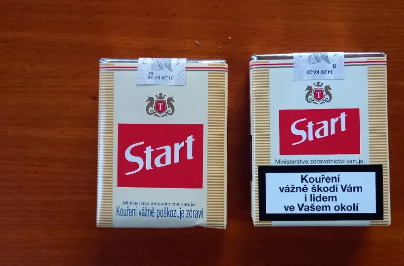 Staré sběratelské cigarety START