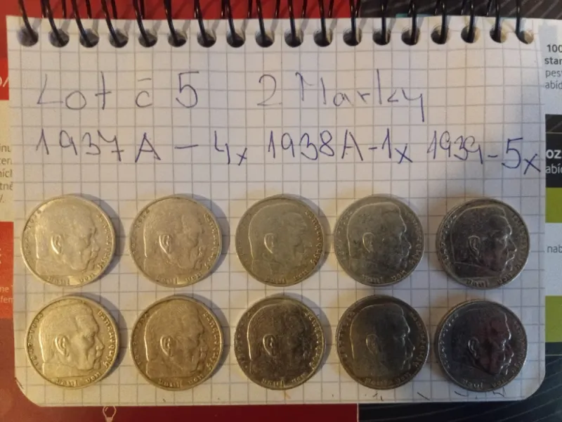 Prodám 2 marky formou aukce od korunky